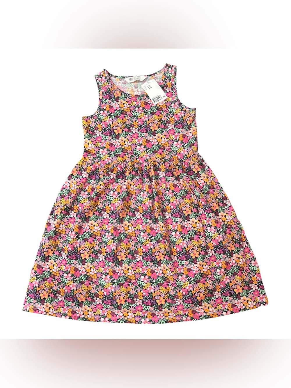 H&M Girls' Floral Sleeveless Dress NWT Sz 8/10